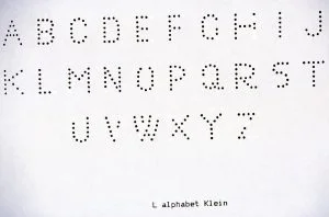 Représentation de l'alphabet Klein