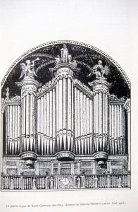 Photo des orgues de Saint-Germain-des-Prés